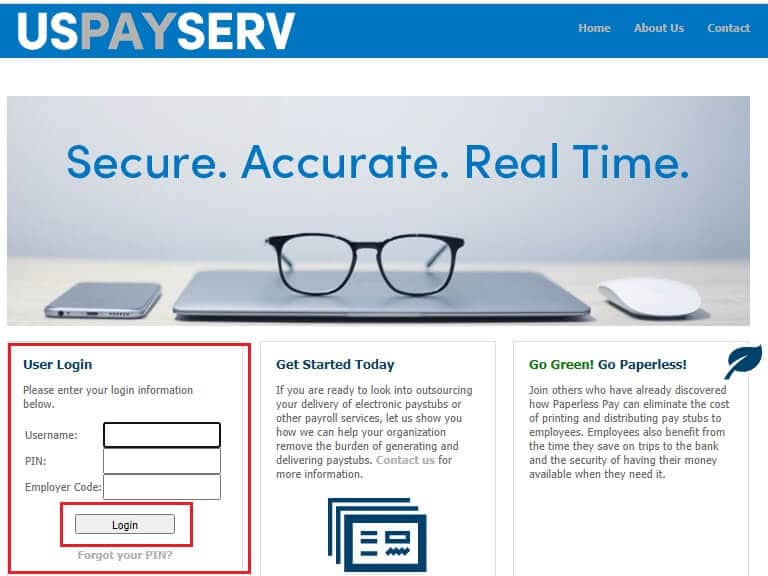 USPayserv Login