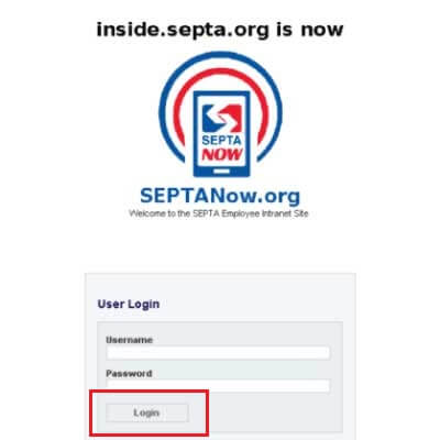 Septa Intranet Login