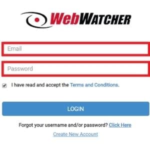 Webwatcher login online account 