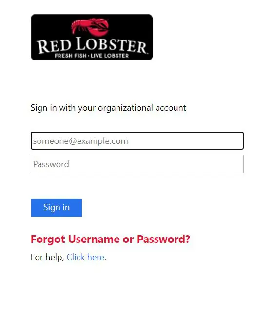 Red Lobster Navigator login