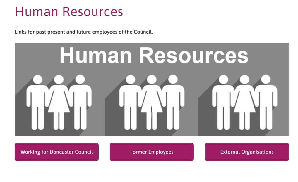 Doncaster council HR Portal