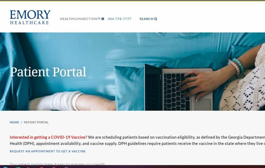 Emory Patient Portal