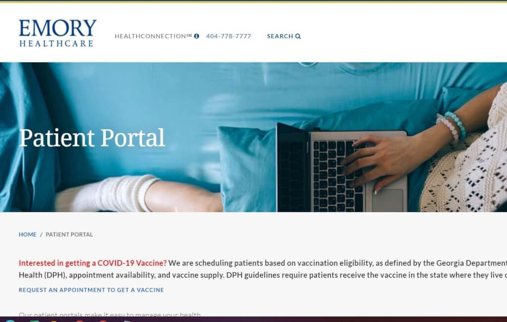 Emory Patient Portal Login Www emoryhealthcare