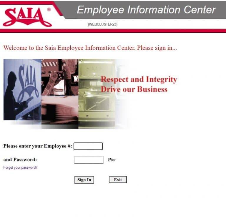 Saia Employee Login – Employee Information Center