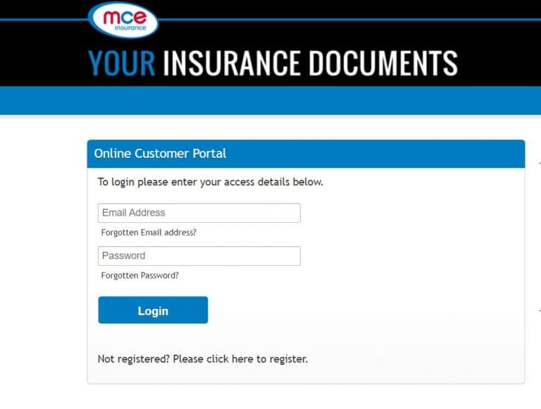 MCE Insurance Login at www.mceinsurance.com