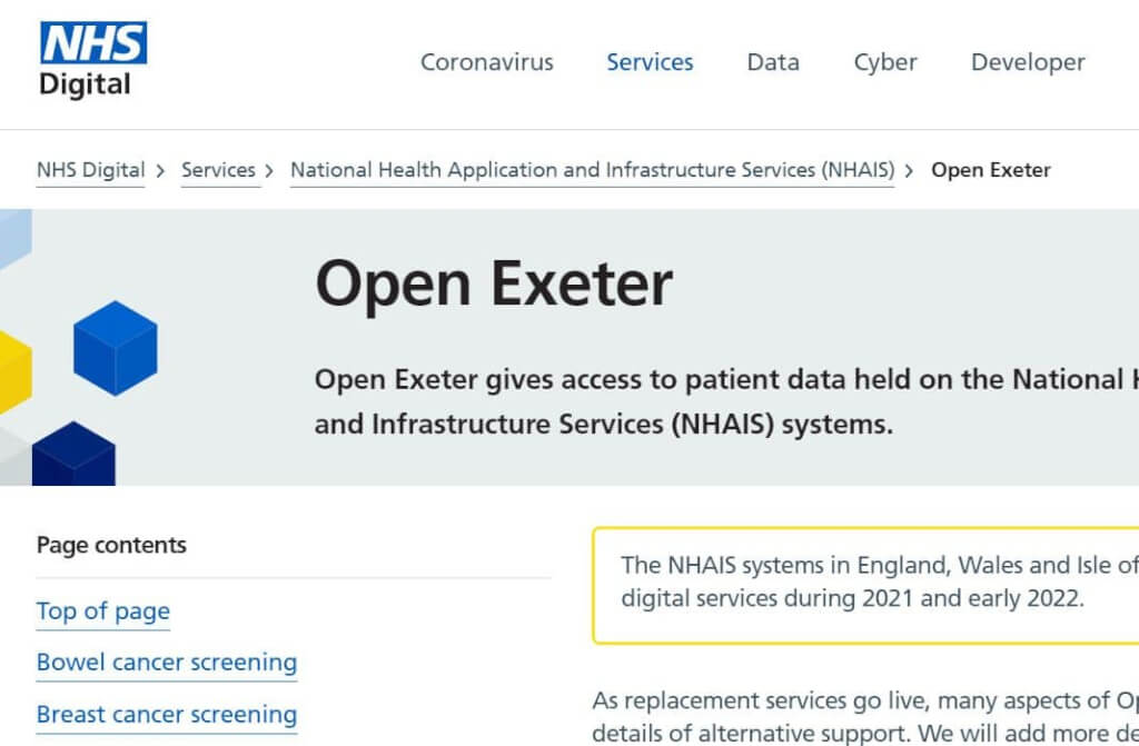 Open Exeter Login 