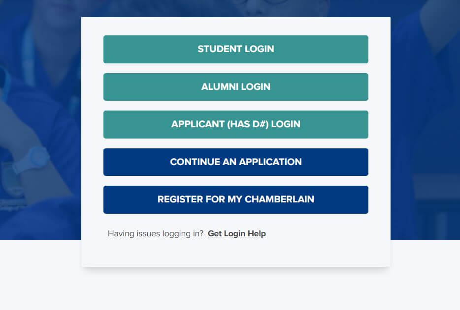 Chamberlain College Student Portal