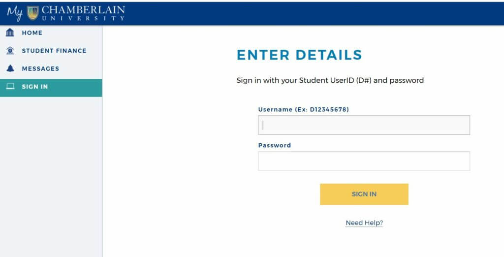 Chamberlain Student Portal