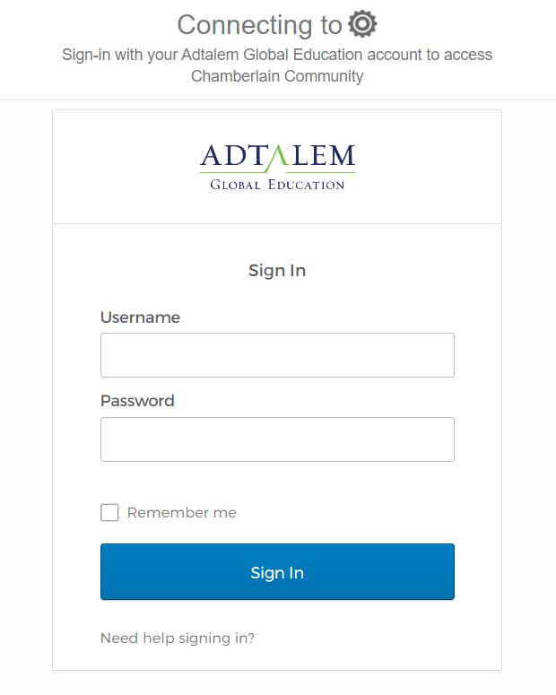 Chamberlain University Student Portal Login