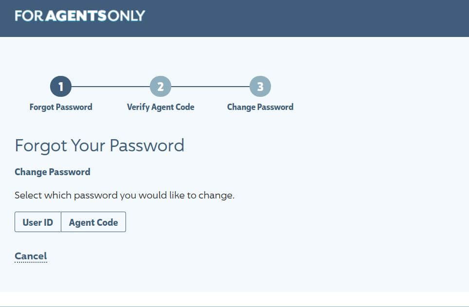 ForAgentsOnly Agent Login Password Reset Process
