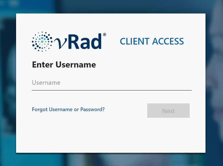 vrad portal Login