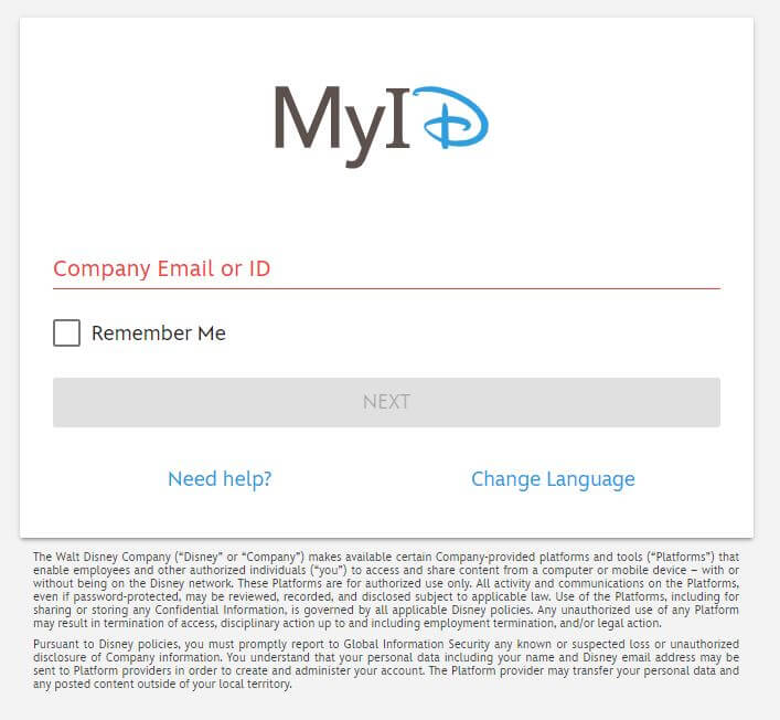 Disney Hub Login