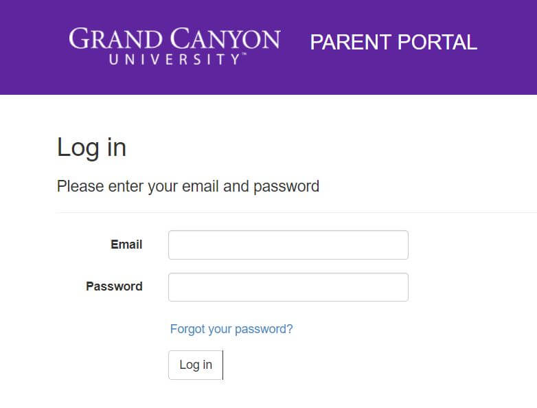 GCU Parent Portal Login