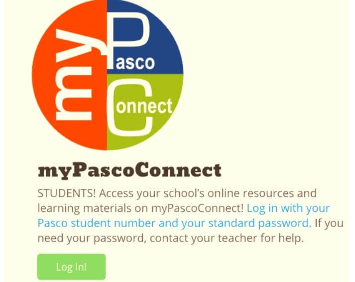 My Pasco Connect Portal