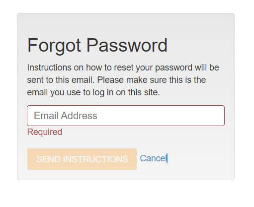 Townsend Portal Login Password Reset