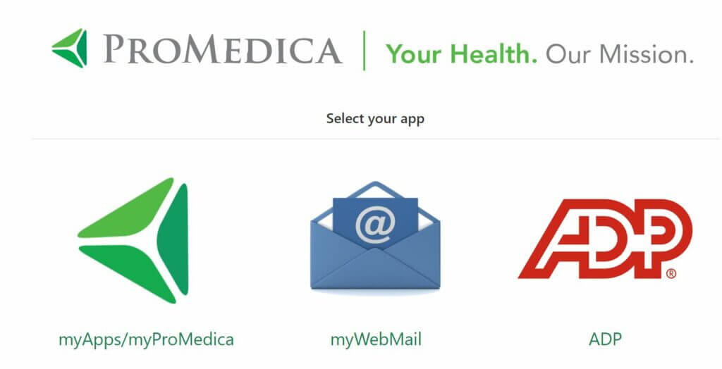 my ProMedica Login