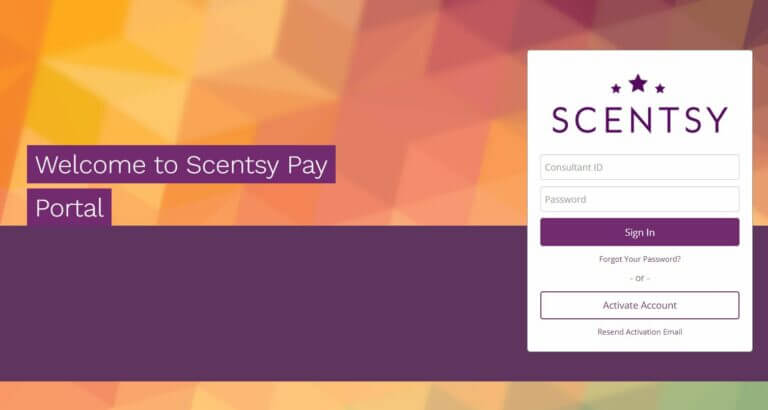 Scentsy Pay Portal Login at www.scentsypay.com