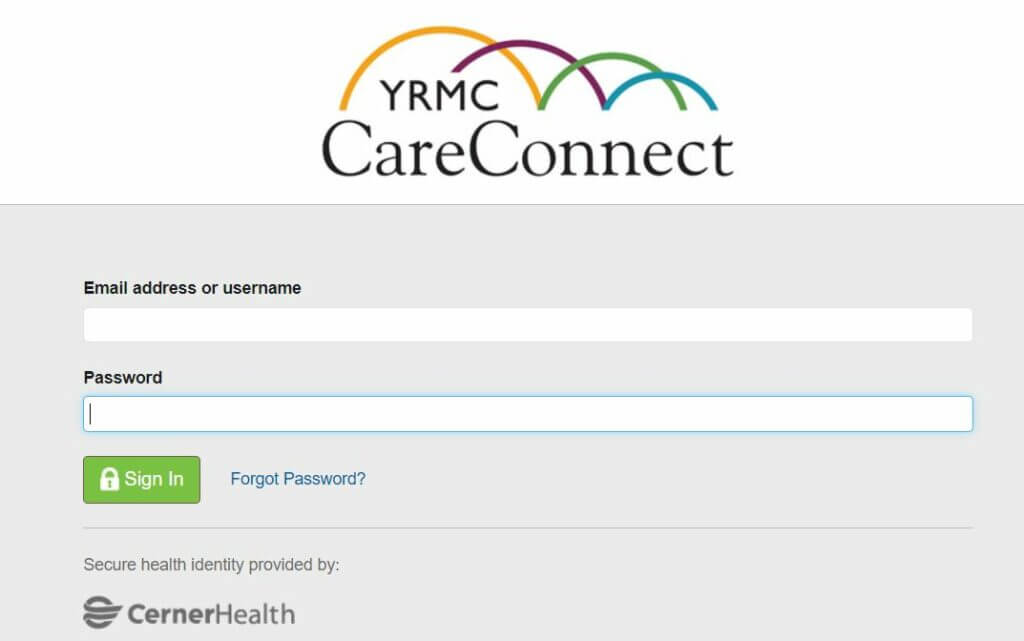 YRMC Patient Portal Login