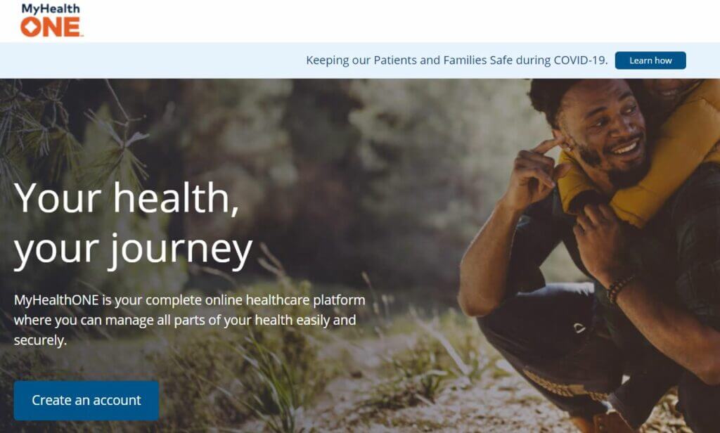 MyHealthONE Login