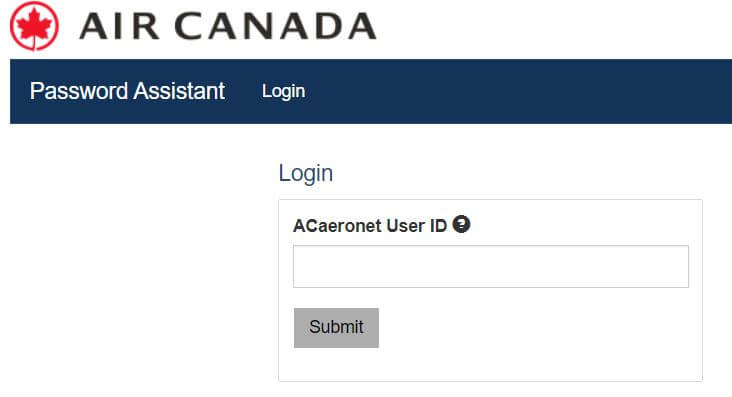 travel aircanada ca login employee