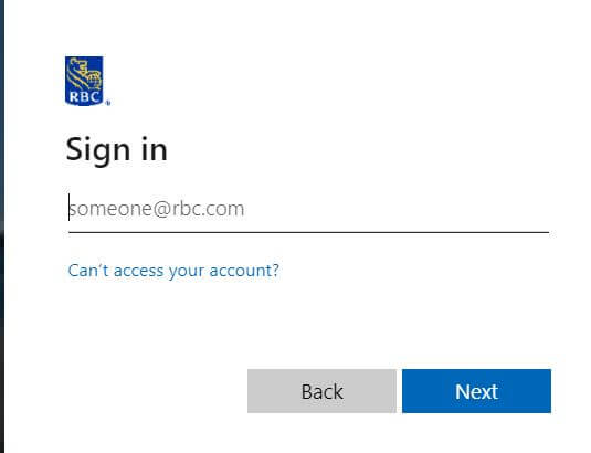 RBC Royal Bank Employee Login