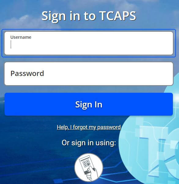 TCAPS Cloud Student Login