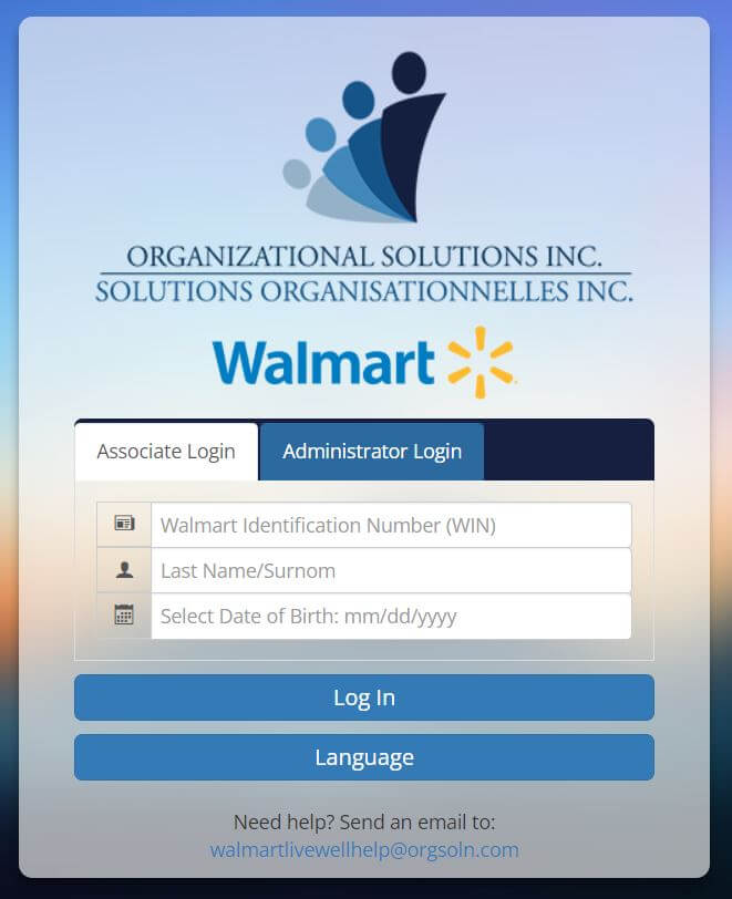 Walmart Live Well Canada Login