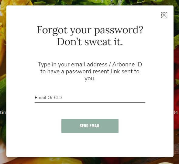 www.arbonne.com Canada Password Reset