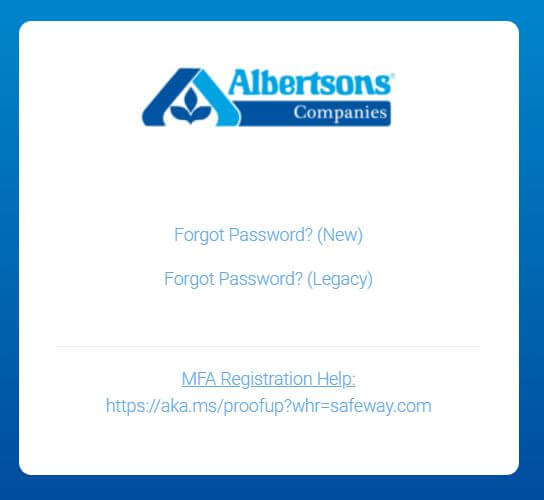 Direct2hr Albertsons Login Password Reset