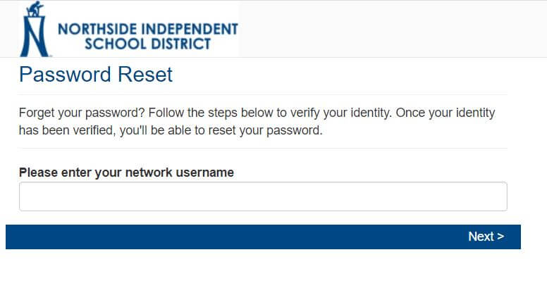 My NISD Portal Login Password REset