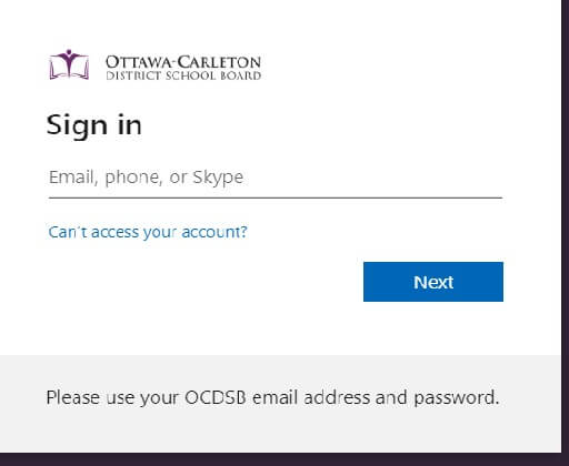 OCDSB Staff Portal Login Steps