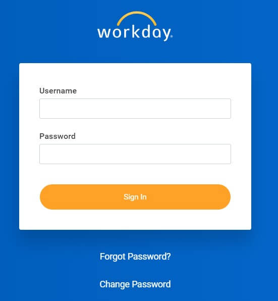 Workday VFC Login