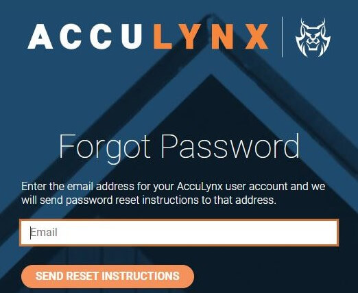 My Acculynx Login Password Reset Process