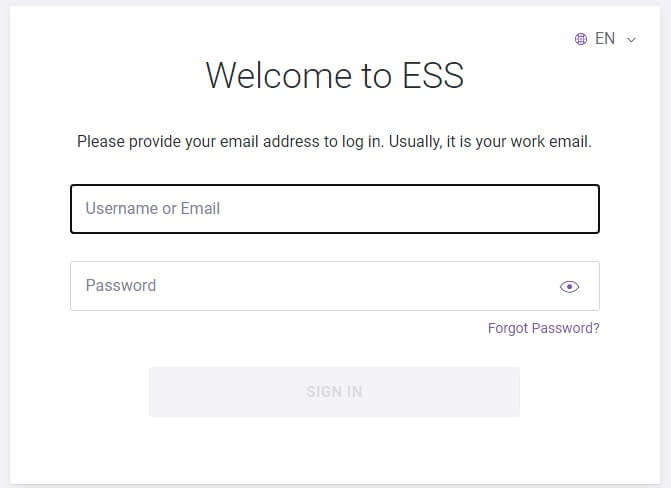 Viventium ESS Login