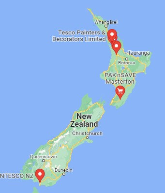 Tesco Locations Near Newzealand