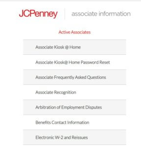 JCPenney JTime Employee Portal