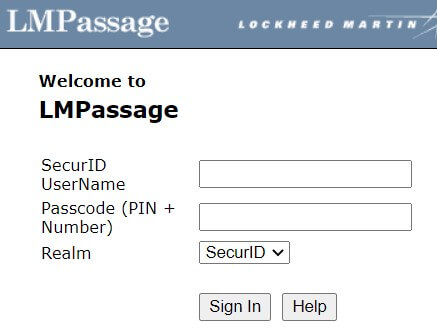 LMPassage Login Process