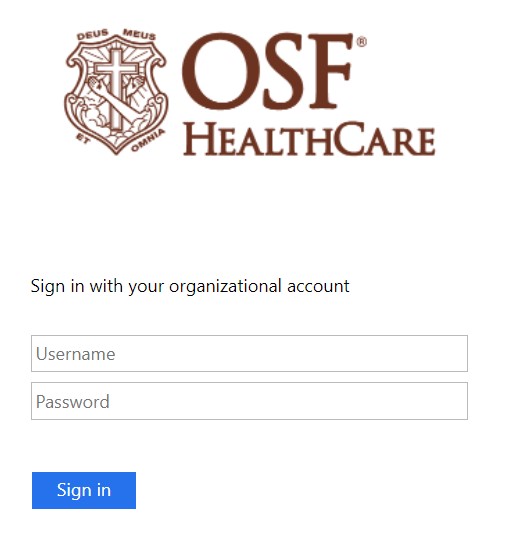 OSF Healthcare Employee Login