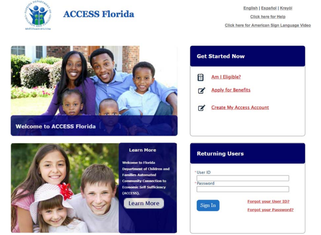 Myaccessflorida Account Registration